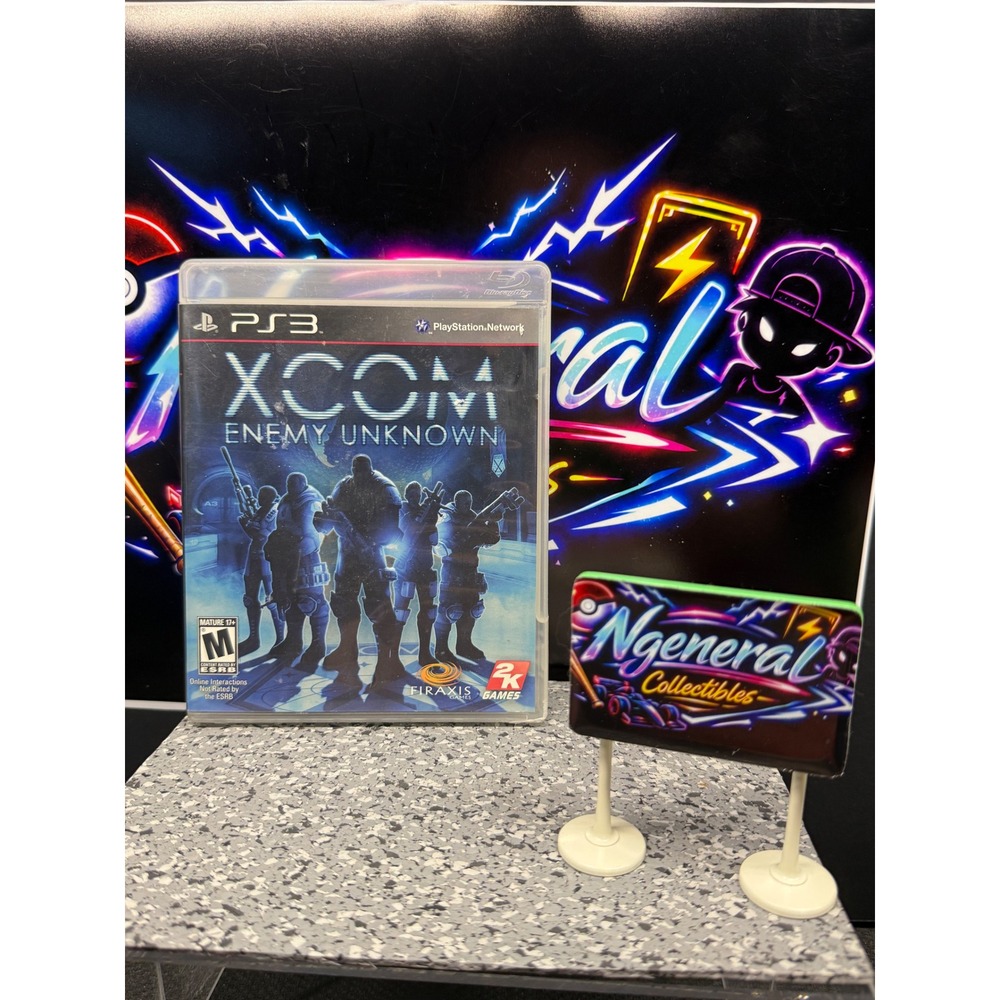 XCOM Enemy Unknown PS3 Sony PlayStation 3 Game CIB Complete With Manual 2K Games